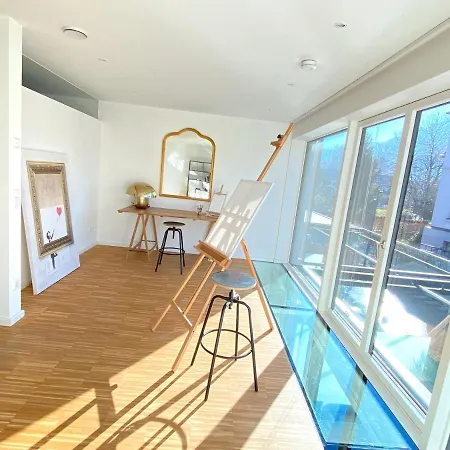 Art House - Luxurioses Design Ferienhaus Mit Privatem Atelier Und Sudterrasse Im Inntal - 149 Qm Brannenburg
