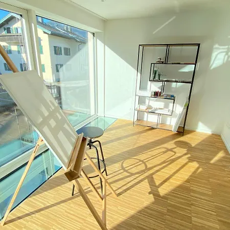 Art House - Luxurioses Design Ferienhaus Mit Privatem Atelier Und Sudterrasse Im Inntal - 149 Qm Apartment