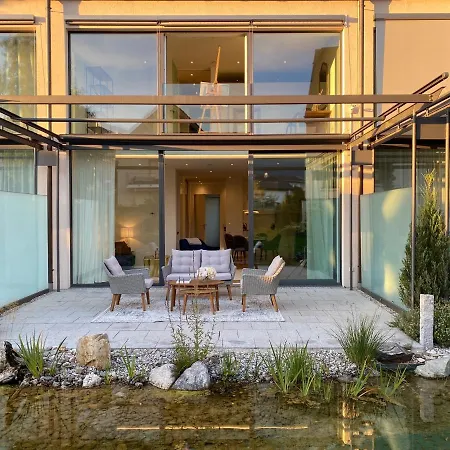 Apartment Art House - Luxurioses Design Ferienhaus Mit Privatem Atelier Und Sudterrasse Im Inntal - 149 Qm